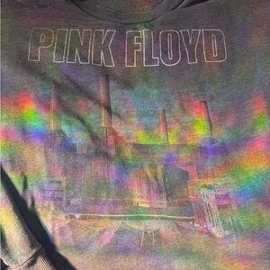 Pink Floyd long sleeve cropped t shirt
